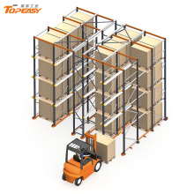 high density warehouse storage rack drive-thru system